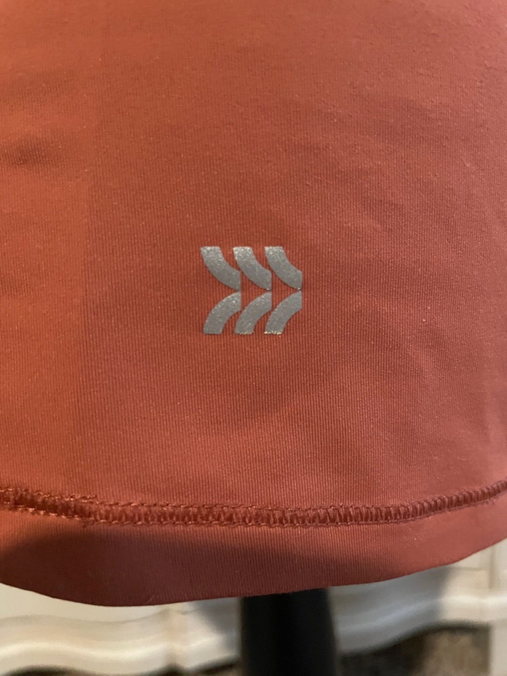 All In Motion Run Racerback Tank rust color size S - Picture 6 of 7